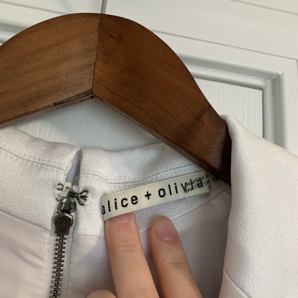 ALICE + OLIVIA Myra Notch Lapel Blazer Romper - Picture 9 of 16